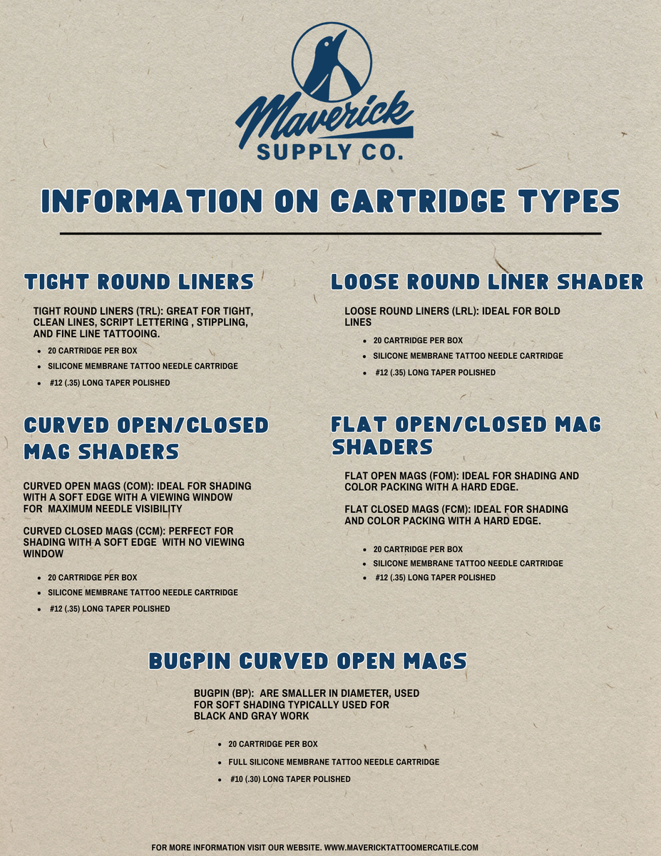 maverick tattoo cartridges