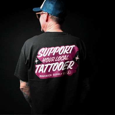 CRANBERRY SUPPORT YOUR LOCAL TATTOOER SHIRT