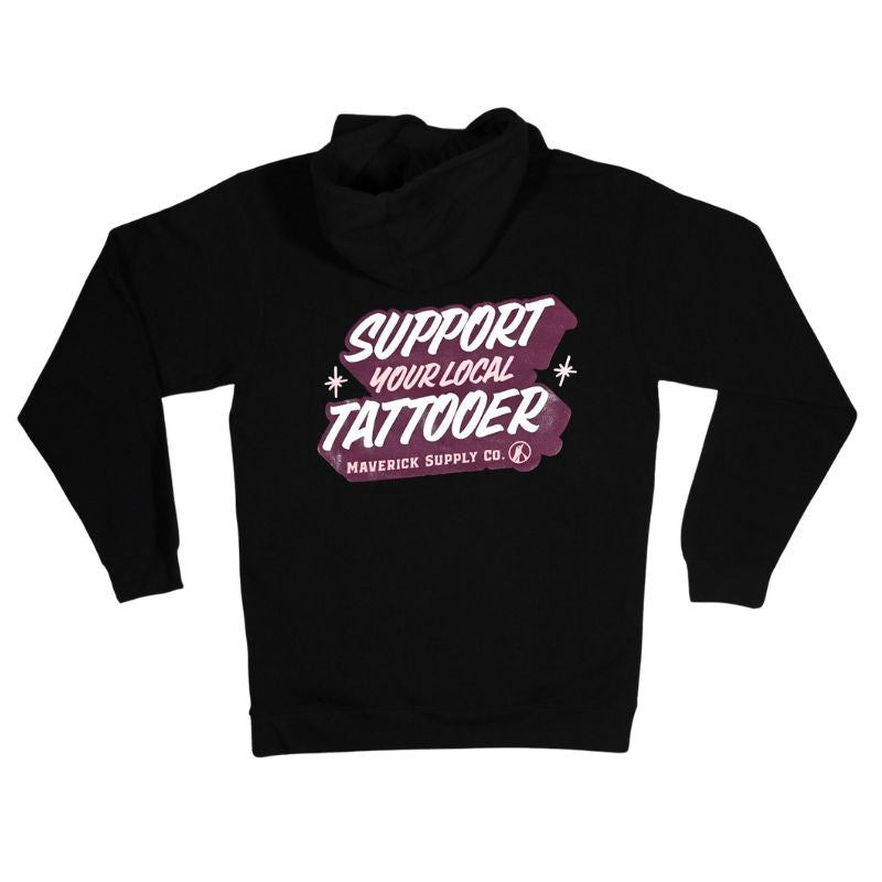 Limited Maverick x SYLT Hoodie - Support Local Tattoo Artists in Style Limited Maverick x SYLT Hoodie - Support Local Tattoo Artists in Style