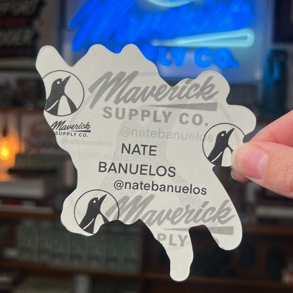 NATE BANUELOS X MAVERICK SUPPLY CO. - Maverick Tattoo Mercantile