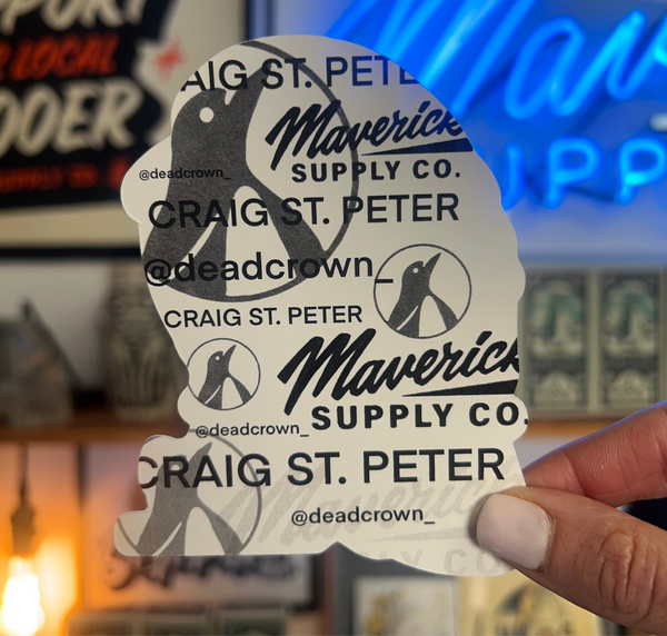 CRAIG ST PETER X MAVERICK SUPPLY CO. - Maverick Tattoo Mercantile