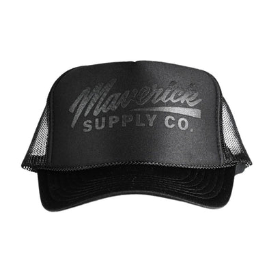 Black & Black Trucker Hat