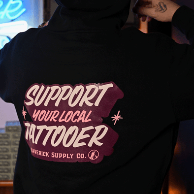 Support Your Local Tattooer Hoodie