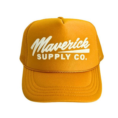 White on Yellow Trucker Hat