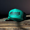 Black on Green Trucker Hat