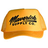 Black on Yellow Trucker Hat