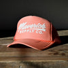 White on Pink Trucker Hat