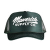 White on Forest Green Trucker Hat