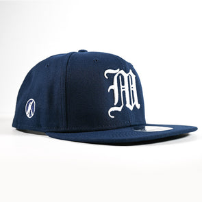 OG NEW ERA "M" SNAPBACK NAVY