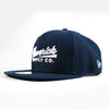 New Era x Maverick Supply Co. NAVY Snapback hat