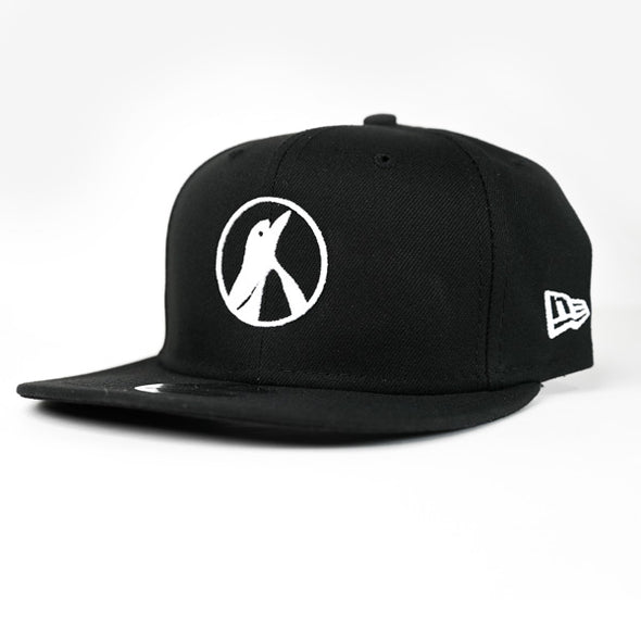 New Era X Maverick  BLACK Penguin WHITE logo Snapback hat