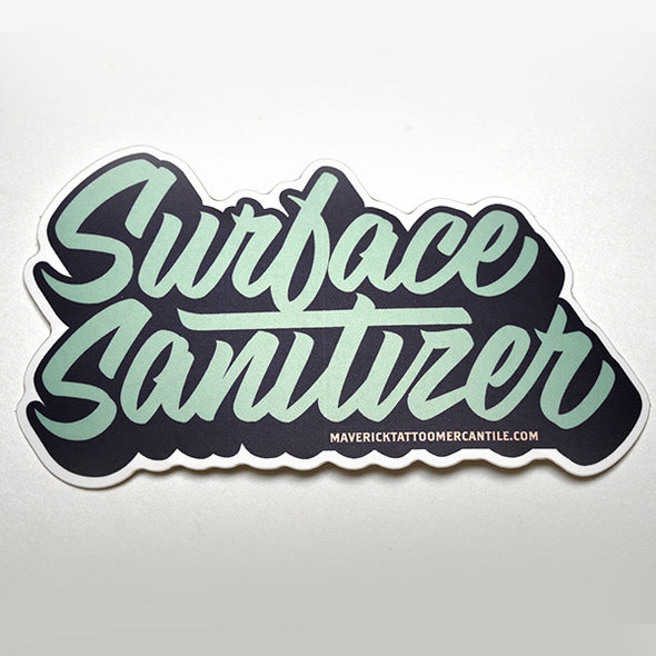 Individual "SURFACE SANITIZER" Label Sticker Media 1 of 1