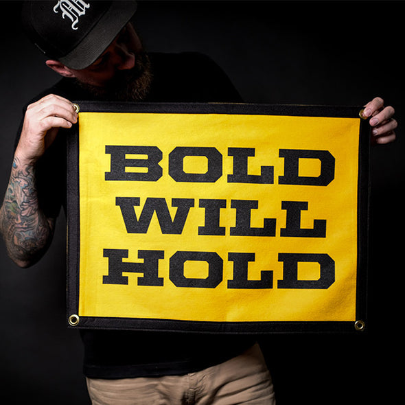 BOLD WILL HOLD TATTOO SHOP FLAG Media 1 of 2